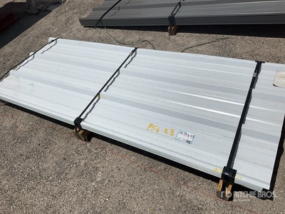 Quantity of (72) 2025 Kit Containers Steel R Panel (Unused)