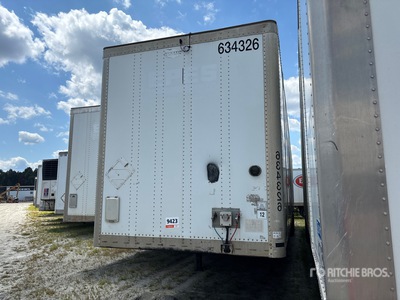 2014 Wabash 53 ft x 102 in T/A Van Trailer