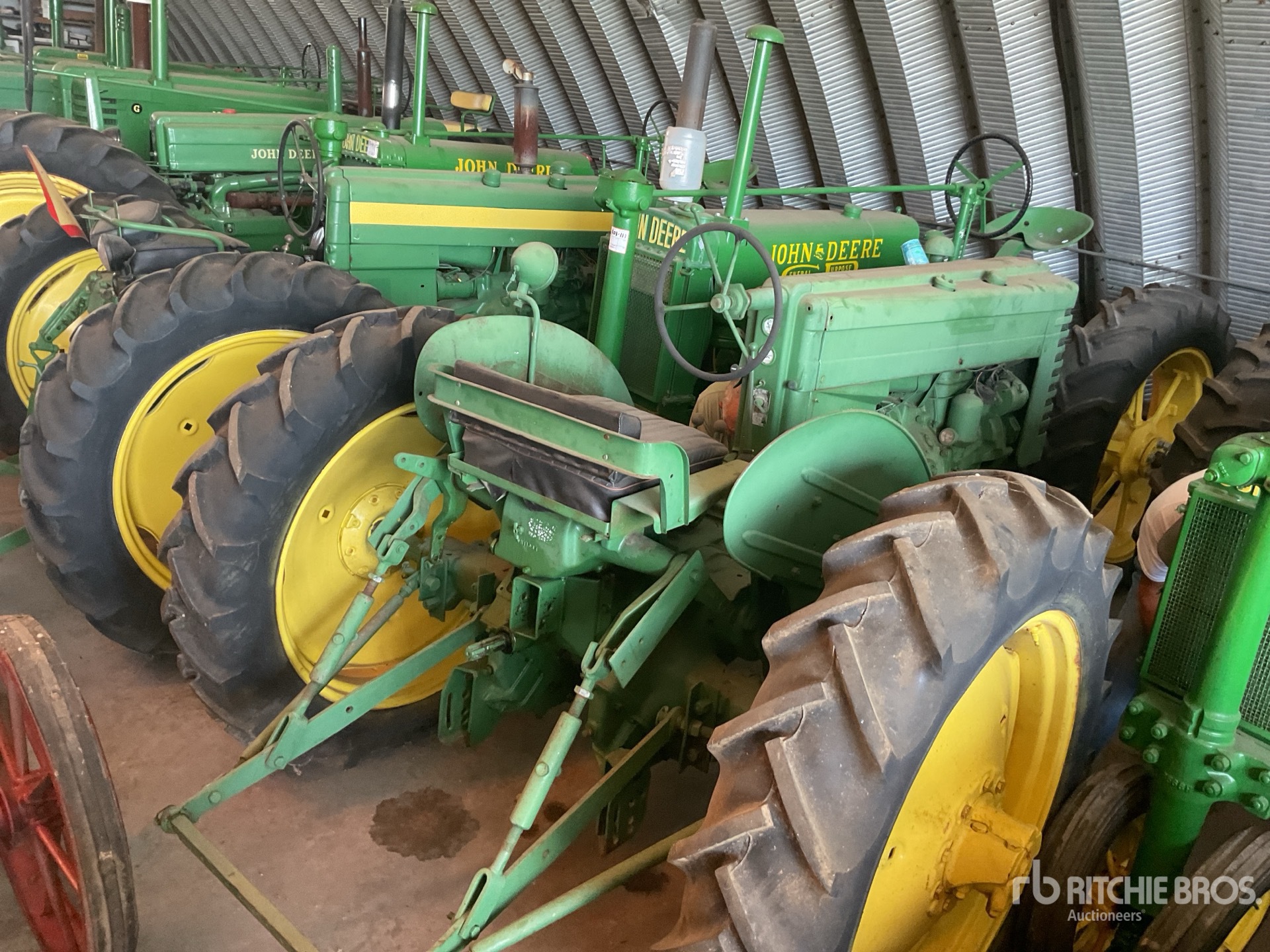 1950 John Deere M-T Antique Tractor