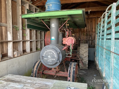 Keck Gonnerman Steam engine w/ water wagon Antique Tractor