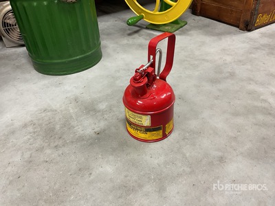 Justrite 1 qt safety can Antiques