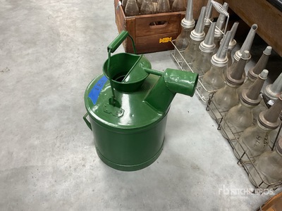 5 Gal Standard Oil Dispenser Antiques