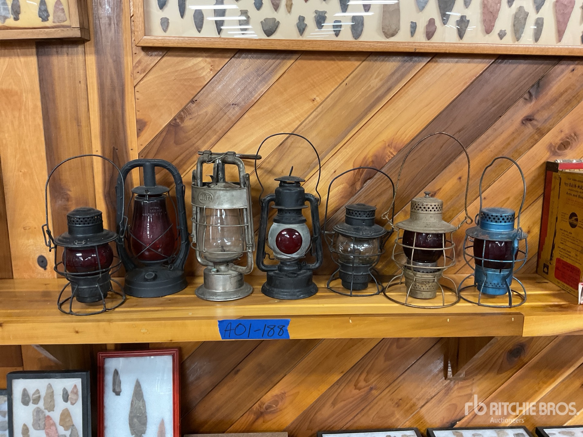 quantity of 7 antique Lanterns Antiques