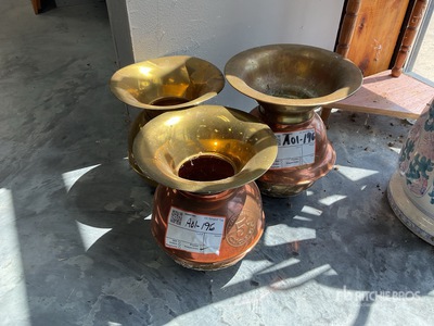 Quantity of (3) Goldfield Hotel Spitoon