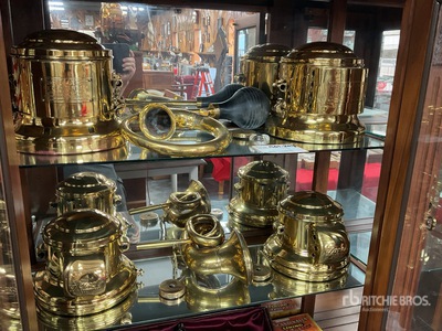 Quantity of (6) Badger Brass 857a Antique Car Parts