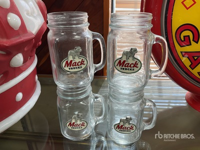 Quantity of (4) Mack Truck Mug
