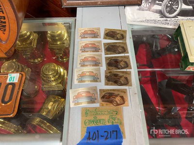Quantity of (11) Car Show Dash Plaques