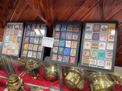 Quantity of (4) Match Book Collection Antiguedades