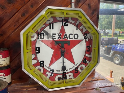 Texaco Clock Antiques