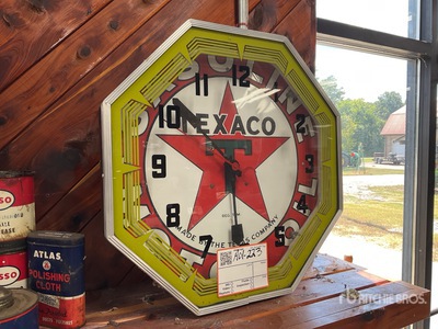 Texaco Clock Antiguedades