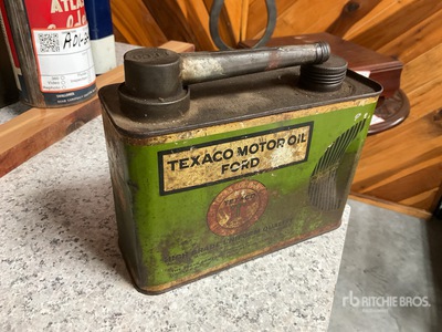 Texaco Oil Can Antiguedades