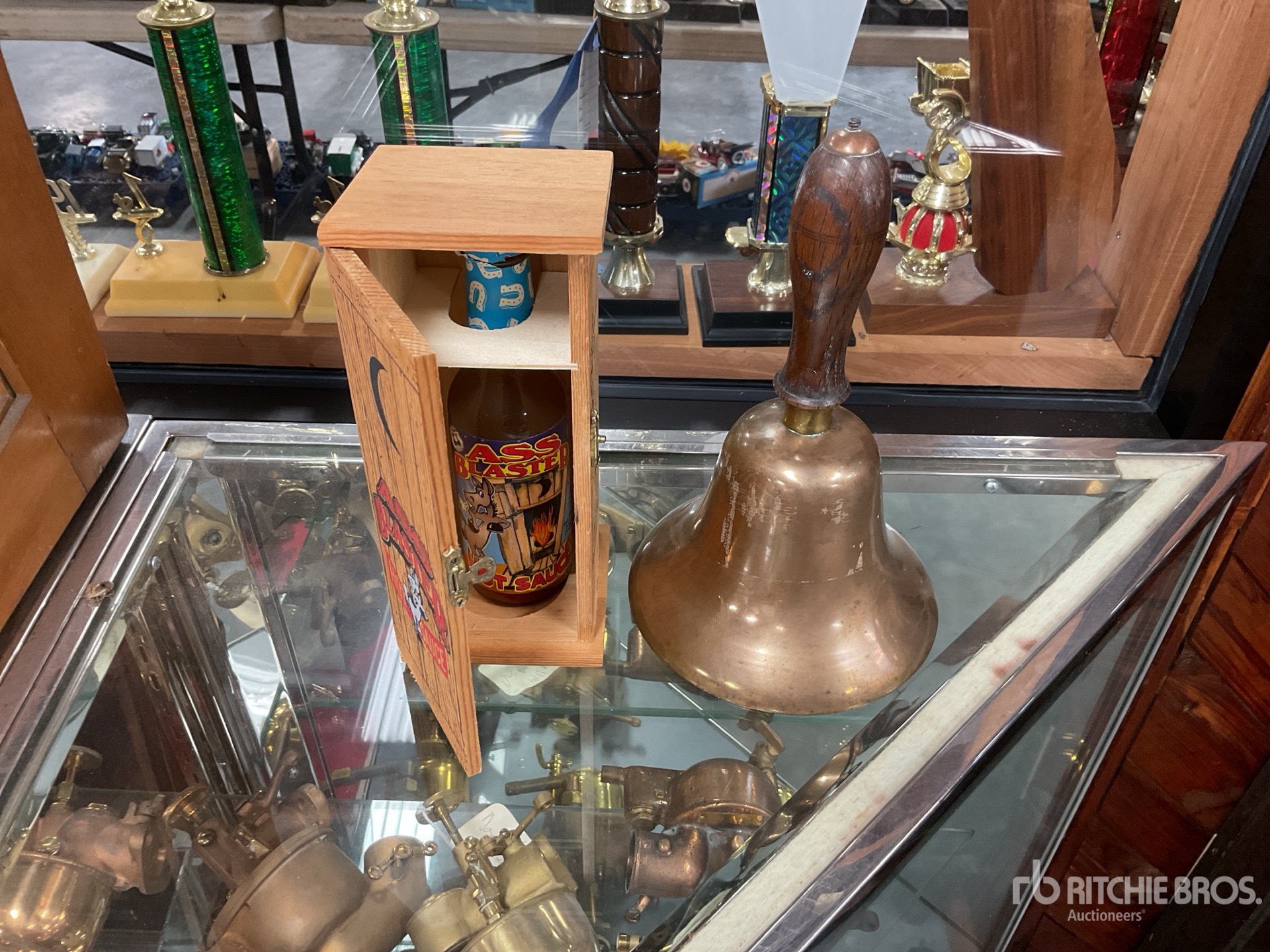 Brass Bell w/ outhouse