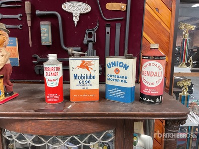Quantity of (4) Oil & Lube Can