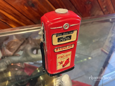 Texaco Small Ceramic Pump Antiguedades