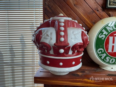 Rec crown Gas pump Globe Antiques