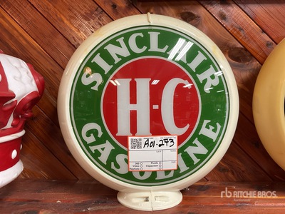 Sinclair Gas pump Globe Antiguedades