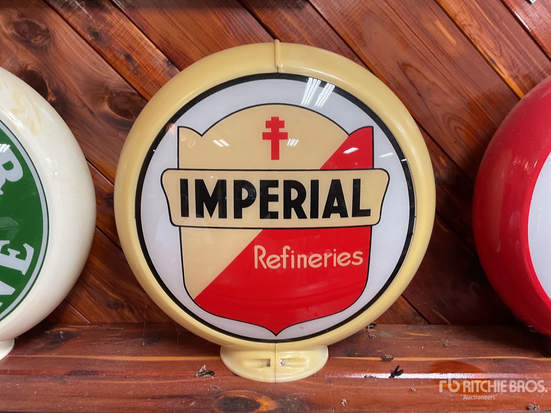 Imperial Refineries Gas pump Globe