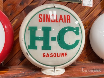 Sinclair H-C Gas Pump Globe Antiguedades