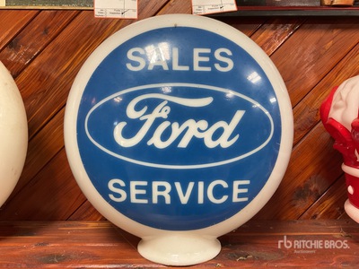 Ford Gas Pump Globe