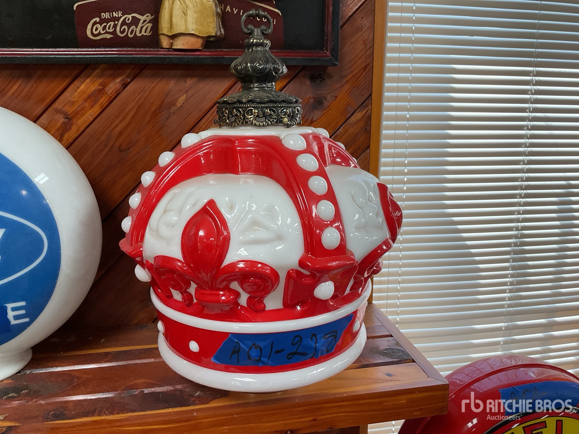 Red Crown Gas Globe