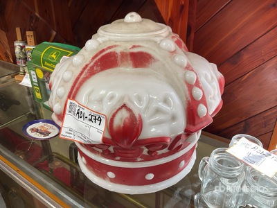 Red Crown Gas pump Globe
