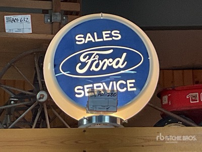 Ford Gas Pump Globe