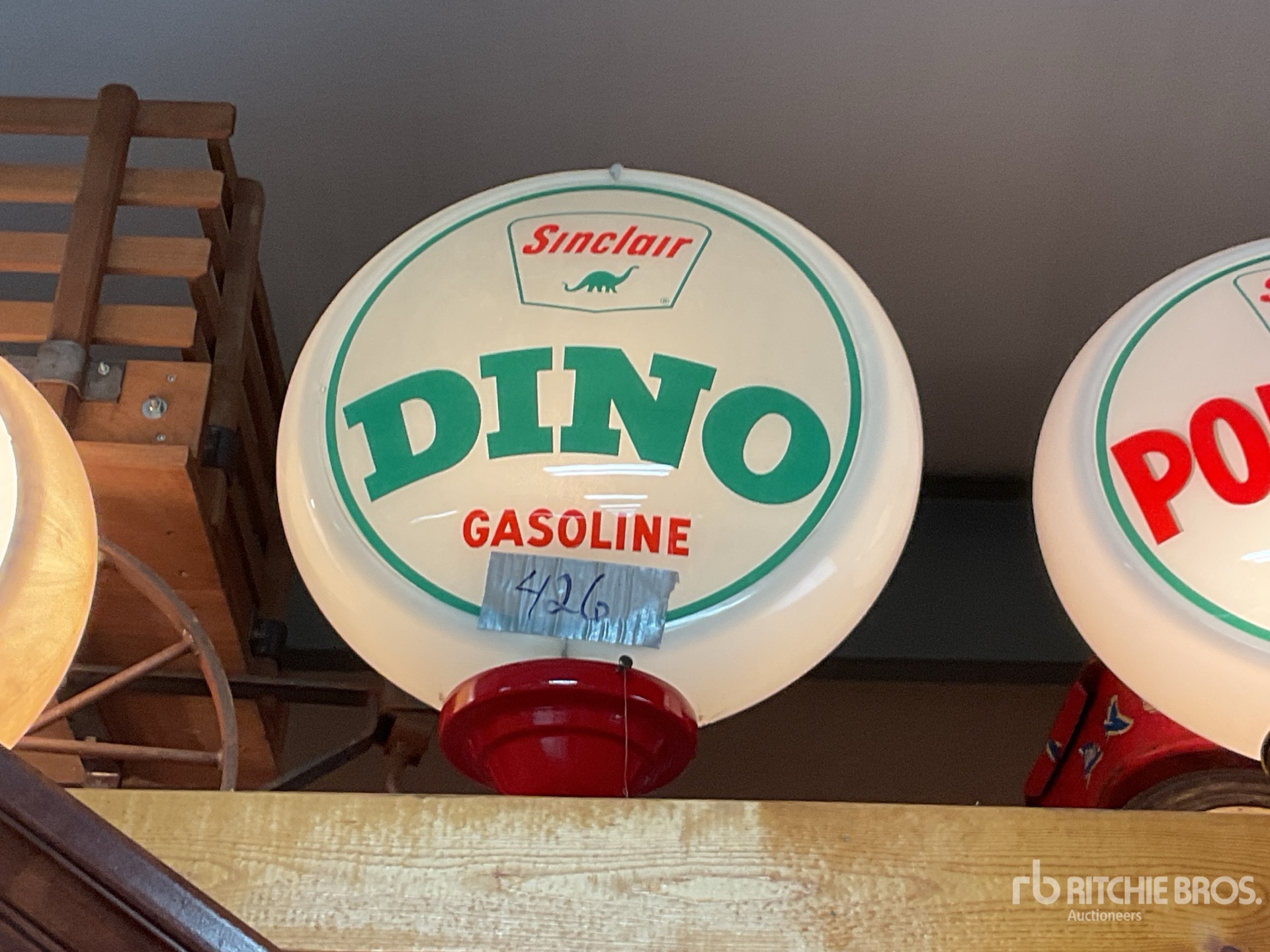 Sinclair Dino Gas Globe
