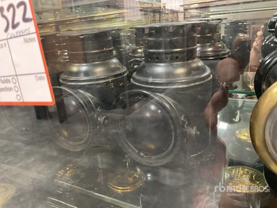 Quantity of (4) Dietz Round Lens, Oil Side Lamp