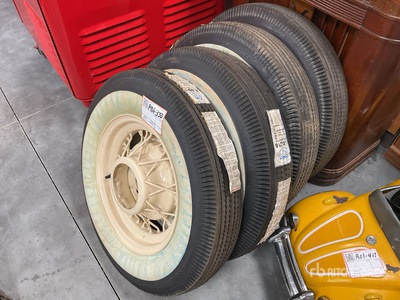 Quantity of (4) Kelsey Hayes Restored Wheels