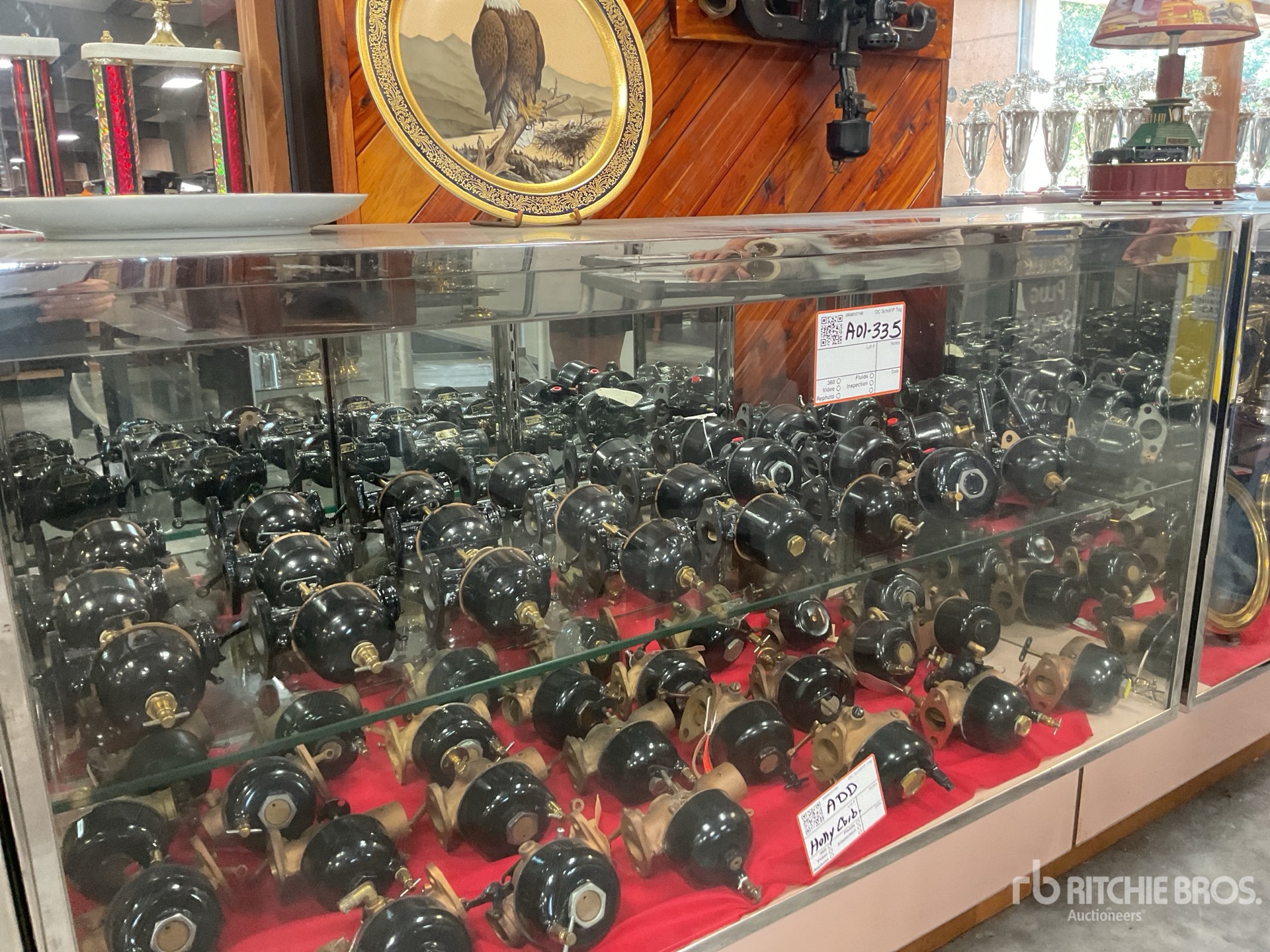 Quantity of (46) Ford/Holly Carburetor Display