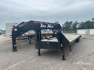 2024 Trailmax MAX210S-40 40 ft T/A Gooseneck Equipment Trailer
