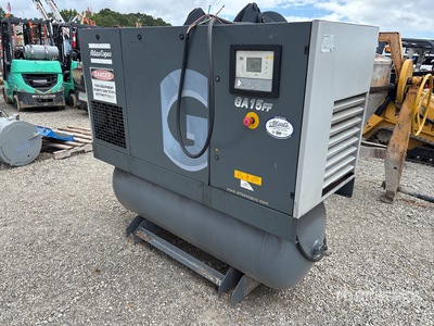 Atlas Copco GA15FF Skid-Mounted Air Compressor