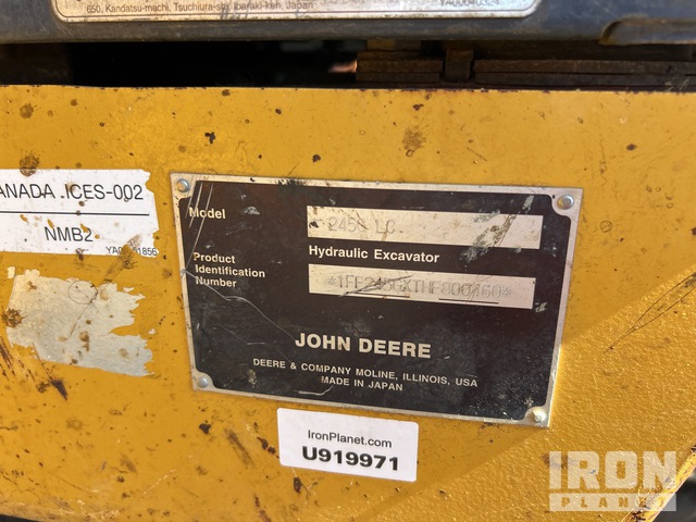 EXCAVADORA 2018 JOHN DEERE 245GLC