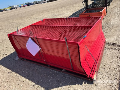 Quantity of (30) Canex 8 ft x 6 ft Powder Coated Temporary Site Fence (Unused)