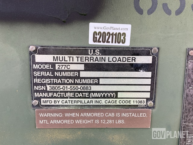 MINI CARGADOR SOBRE ORUGAS CATERPILLAR 277C