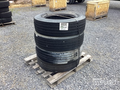 (4) Michelin 255/70R22.5 Tires