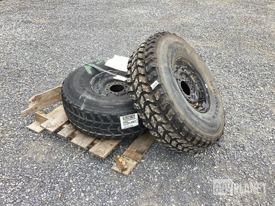 (2) Goodyear 37x12.50R16.5 Tires w/Wheels