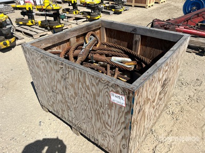 Quantity of (3) Wire Rope with D Rings