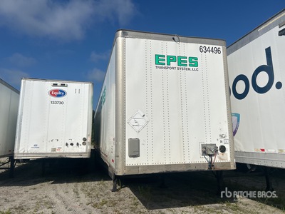 2015 Wabash DVCVHPC 53 ft T/A Van Trailer
