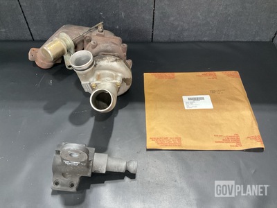 (12) Clutch Disks, (1) Turbocharger, (6) Latches & Assorted Items