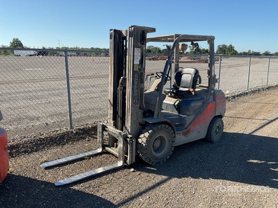 2019 Toyota 8FGU25 4500 lb Pneumatic Tire Forklift