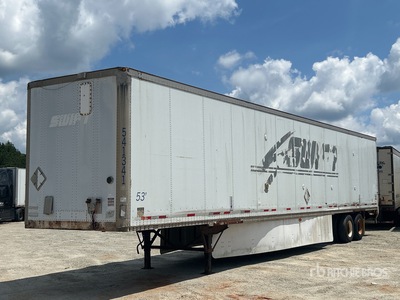 2001 Wabash DVCVHPC 53 ft x 102 in T/A Van Trailer