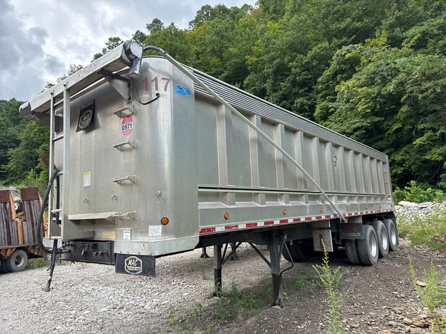 2007 MAC 102X32 35 ft Tri/A Aluminum End Dump Trailer 2007 MAC 102X32 35 ft Tri/A Aluminum End Dump Trailer