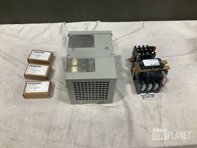 (49) Tees, (2) Motor Starters, (1) Power Transformer & Assorted Items