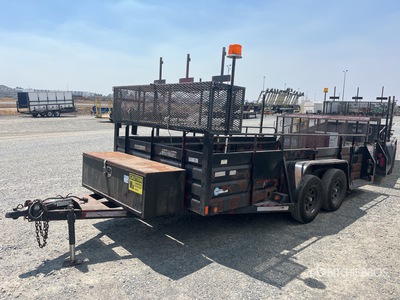 2012 Marksman LSET80X14-70 14 ft T/A Landscape Trailer
