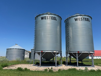 Westeel +/- 3200 bu 5 Ring Hopper Trémie à grains