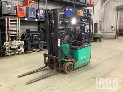 2018 Mitsubishi FB16PNT 2600 lb 電動フォークリフト