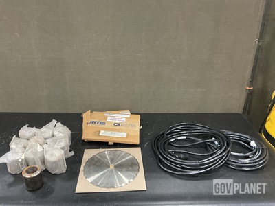 (10) Roller Bearings, (2) Circular Blades, (2) Wiring Harnesses & Assorted Items