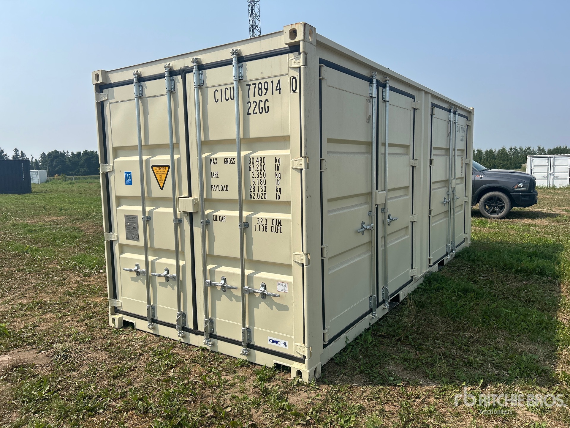 2025 20 ft Standard Lagercontainer