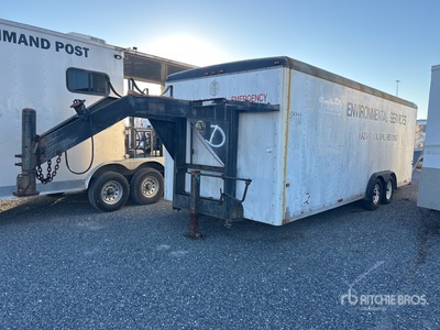 1996 Wells Cargo 22 ft T/A Gooseneck Gesloten aanhangwagen